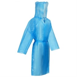 01К=19 Дождевик на поясе с капюшоном р.XXXL