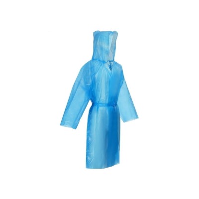 01К=19 Дождевик на поясе с капюшоном р.XXXL