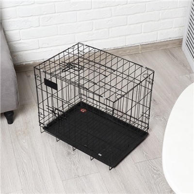 Клетка для собак 51 х 35 х 41 см, голубая