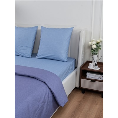 Постельное белье поплин на молнии / Лагуна