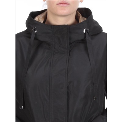 2192 BLACK Куртка демисезонная женская Parten (50 гр. синтепон)
