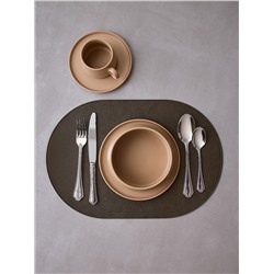 Салфетка сервировочная Pool, 30х45 см, темно-коричневая/молочная