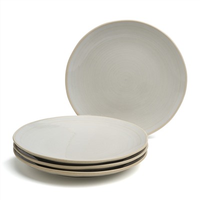 НАБОР ТАРЕЛОК ЗАКУСОЧНЫХ BRONCO "CONCEPT" 4 ШТ. 22 СМ БЕЖЕВЫЙ