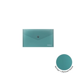 Папка-конверт на кнопке C6, 180 мкм, ErichKrause Vivid, глянцевая, полупрозрачная, микс