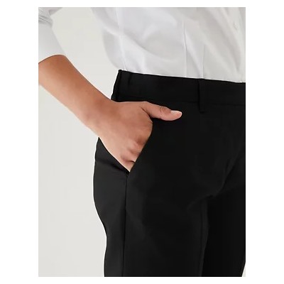 Girls' Skinny Leg School Trousers (2-18 Yrs)