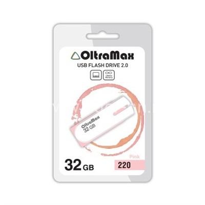 USB Flash  32GB Oltramax (220) розовый