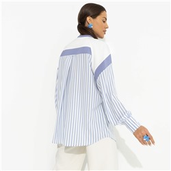 Свитшот комбинированный, Всплеск эмоций (blue)