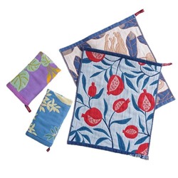 Zhiyang towel Korean Buddha jacquard four-layer cotton gauze large square towel wipe hand towel kitchen towel factory price wholesale