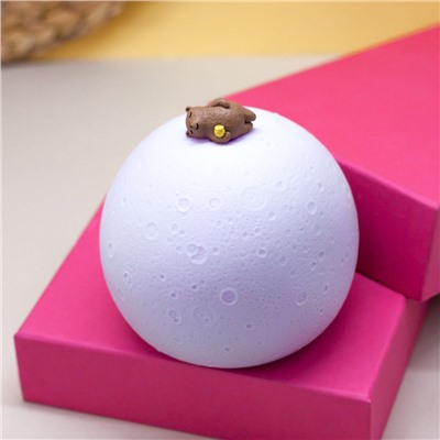 Ночник-антистресс "Lunar bear" (13 см), силикон