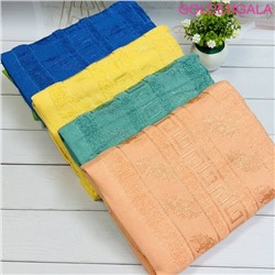 Полотенце лицевое махровое с жаккардом 45х90 см Арт 7