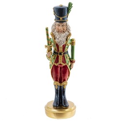 GAEM Фигурка декоративная "Солдатик-эльф", L8,5 W8,5 H31,5 см