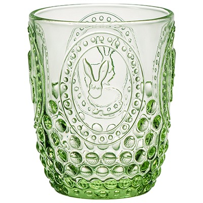 НАБОР СТАКАНОВ ДЛЯ ВОДЫ/СОКА "SUNDAY" GREEN 4ШТ/280 МЛ