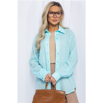Рубашка Воздушное настроение (голубая) Б13188-7М