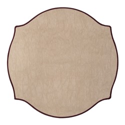 Салфетка сервировочная Etica, Ø38 см, бежево-розовая