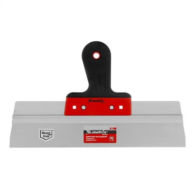 Шпатель фасадный из нержавеющей стали, 350 мм, двухкомпонентная ручка Matrix