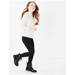 5 Pack Cotton Leggings with Stretch (6-16 Yrs)