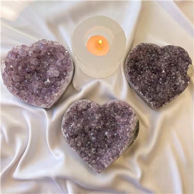 Радуга Самоцветов Друза "сердце" из Аметиста