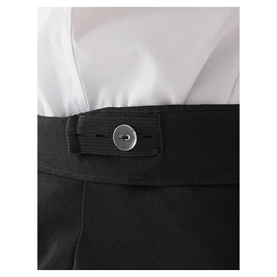 2pk Boys' Slim Leg School Trousers (2-18 Yrs)