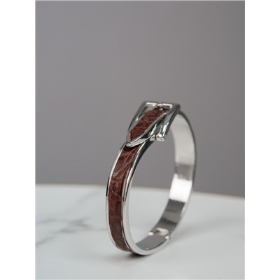 Браслет из кожи крокодила