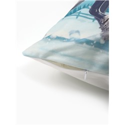 Наволочка декоративная новогодняя «Этель. Счастливого Нового года», 40×40 см, велюр