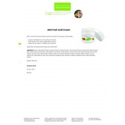 Krauterhaus Sanct Bernhardt AHA Fruit Acid Cream, 50 мл