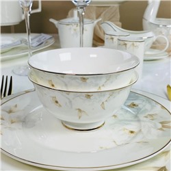 145-696 Салатник 15см ЛИЛИАН в под.уп.(х30)Костяной фарфор