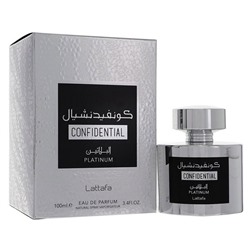 Lattafa Confidential Platinum For Men edp 100 ml