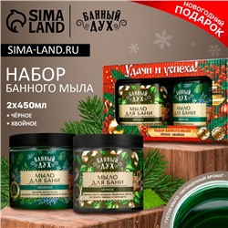 Мыло для бани густое «Удачи и успеха», 2 шт., 450 мл, Банный дух