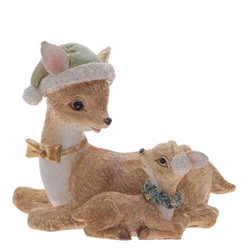 Фигурка декоративная "Оленята", L10,5 W5,5 H9,5 см
