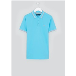 Big & Tall Neon Tipped Polo Shirt