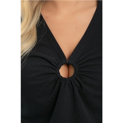 Блуза Луизиана (черная) Б13030-19М