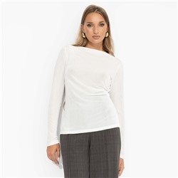 Лонгслив с декоративной сборкой, Линия утончённости