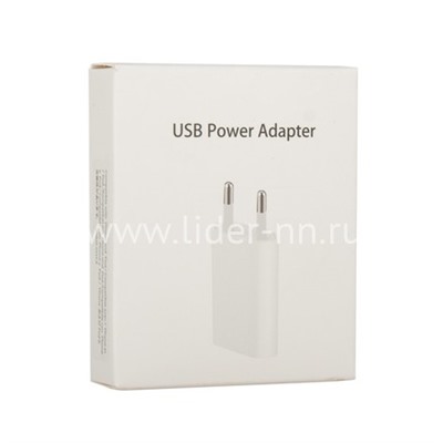 СЗУ 1 USB выход Foxcon 4G 1A/5W белый (в коробке)