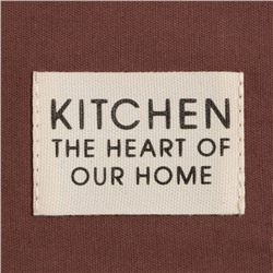 Дорожка на стол Этель Kitchen 40×150 см, коричневый, 100% хлопок, саржа 220 г/м²