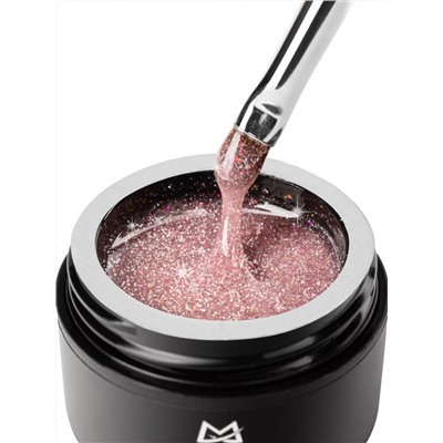 Manita Professional Гель моделирующий для ногтей с хлопьями юки / Builder Gel Flash №01, 15 мл