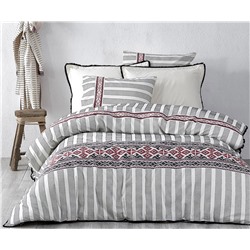 2 сп. Евро Комплект Постельного Белья Cotton Saten Laodikeia Siyah Çift - EcoCotton