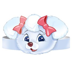 Маски (БЛЕСТКИ, ВЫРУБКА)  Ежик, Зайка, Собачк