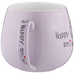 КРУЖКА КОЛЛЕКЦИЯ "ВЕСЕЛЫЙ СМАЙЛИК" 300 МЛ 9*8,2 СМ (КОР=48 ШТ.)
