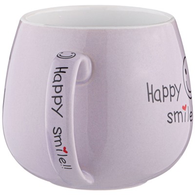 КРУЖКА КОЛЛЕКЦИЯ "ВЕСЕЛЫЙ СМАЙЛИК" 300 МЛ 9*8,2 СМ (КОР=48 ШТ.)