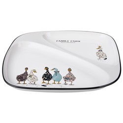 ТАРЕЛКА ОБЕДЕННАЯ LEFARD "FAMILY FARM" 2 СЕКЦИИ 26*2,5 СМ (КОР=12ШТ.)