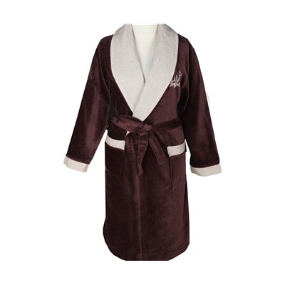 Халат Велюровый Мужской (XXL) Pietra Kahve Bay XXlarge Bornoz- EcoCotton