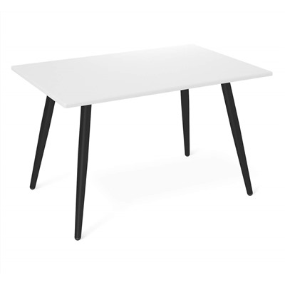 Стол SHT-TU104/TT55 120/80 МДФ/AБС-пластик
                        чёрный муар / белый