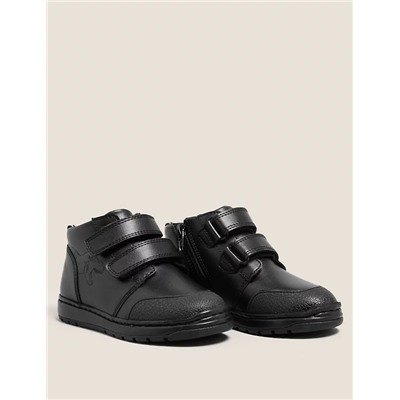 Kids' Leather Dinosaur School Shoes (8 Small - 1 Large)