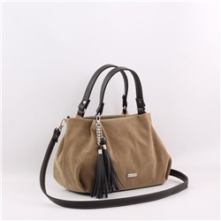 Сумка 607 эко-замша песочный ХИТ продаж