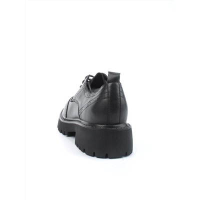 03-5928-1 BLACK Полуботинки женские (натуральная кожа)