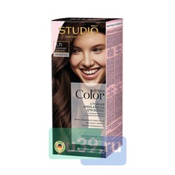 Ultima Color Studio Профешнл Стойкая крем-краска для волос 6.71 Молочный шоколад, 50/50