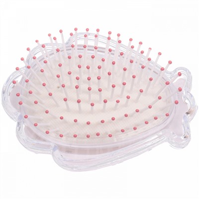 Расческа массажная детская "Seashell - Котик Луи", 9*11 см (коробка PVC)