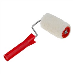 Валик "Натуральный мех", в сборе, 100 мм, D 48 мм, D ручки 6 мм, крепление шплинтом Сибртех