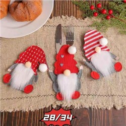 Новогодние ложка чехол Опт цена 70₽ 18см