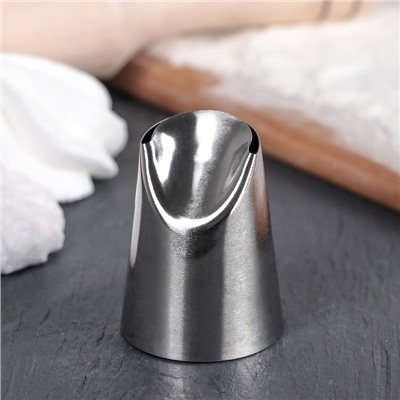 Насадка кондитерская KONFINETTA «Хризантема», d=3.4 см, выход d=2.5 см, нержавеющая сталь